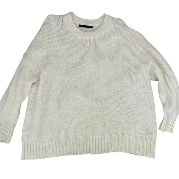 Jenni Kayne Natural alpaca wool Classic Sweater Size Large - Picture 4 of 13